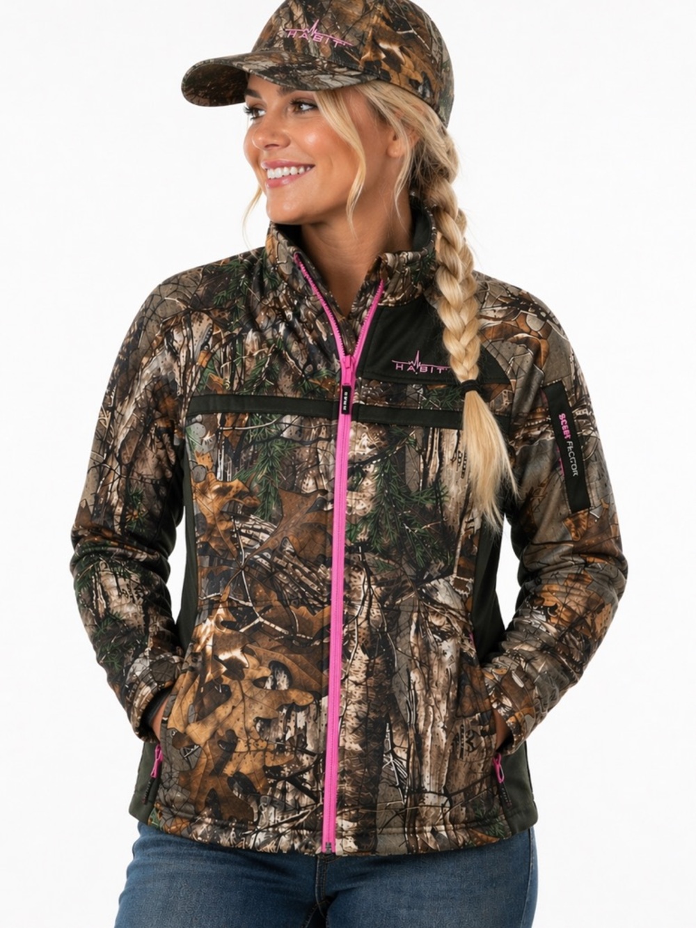 HABIT Women’s Real Tree Camouflage Scent Factor Jacket Size M - Picture 1 of 8